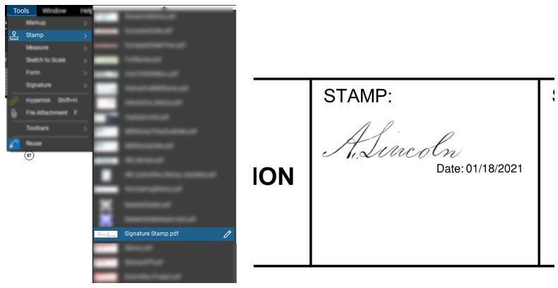 Creating a Transparent Signature Stamp in Bluebeam Revu