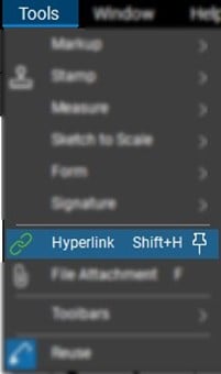 Hyperlinking PDF's in Revu